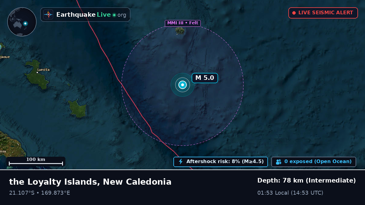 South Pacific Ocean (New Caledonia)