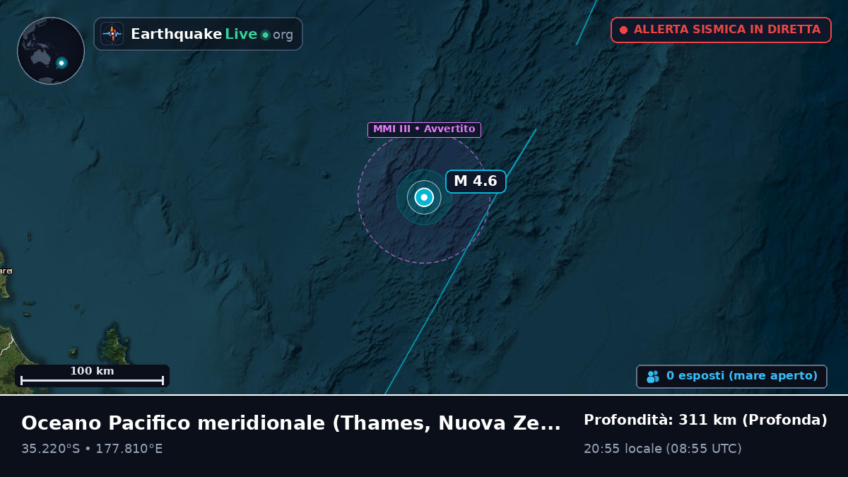 Oceano Pacifico meridionale (Nuova Zelanda)