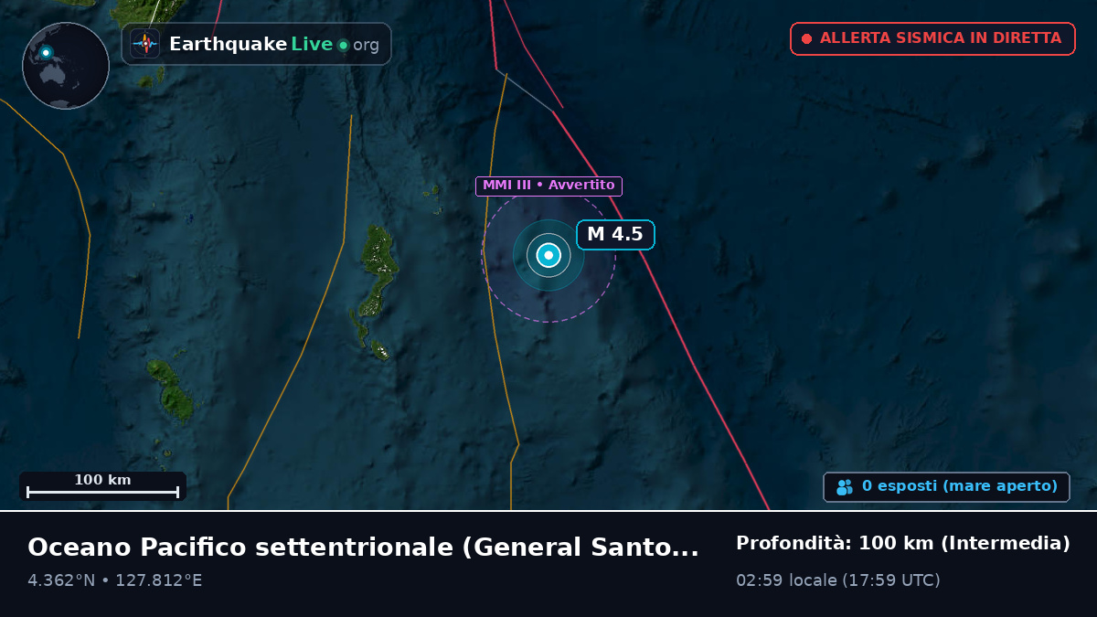 Oceano Pacifico settentrionale (Filippine)
