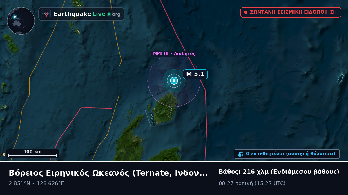 Βόρειος Ειρηνικός Ωκεανός (Ινδονησία)