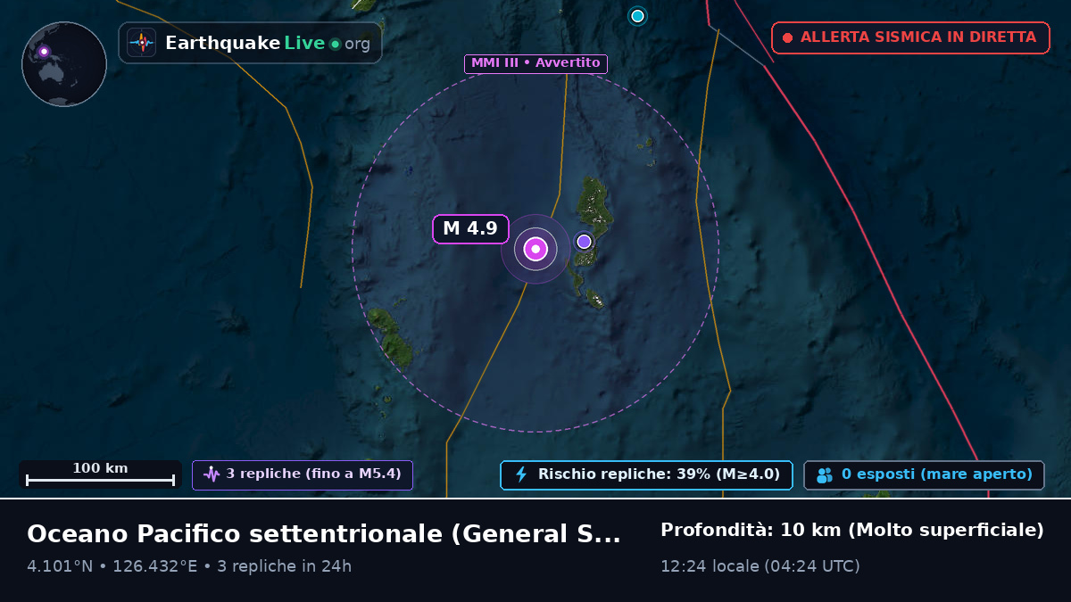 Oceano Pacifico settentrionale (Filippine)