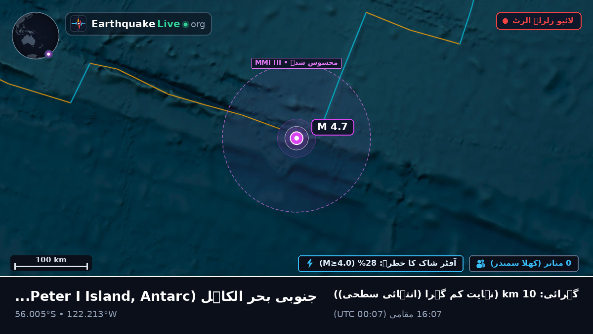 جنوبی بحر الکاہل (Antarctica)
