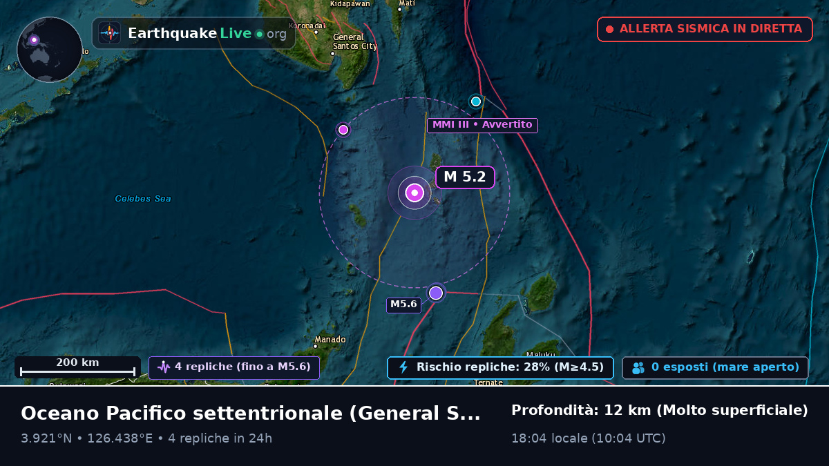 Oceano Pacifico settentrionale (Filippine)
