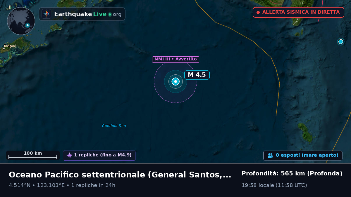 Oceano Pacifico settentrionale (Filippine)