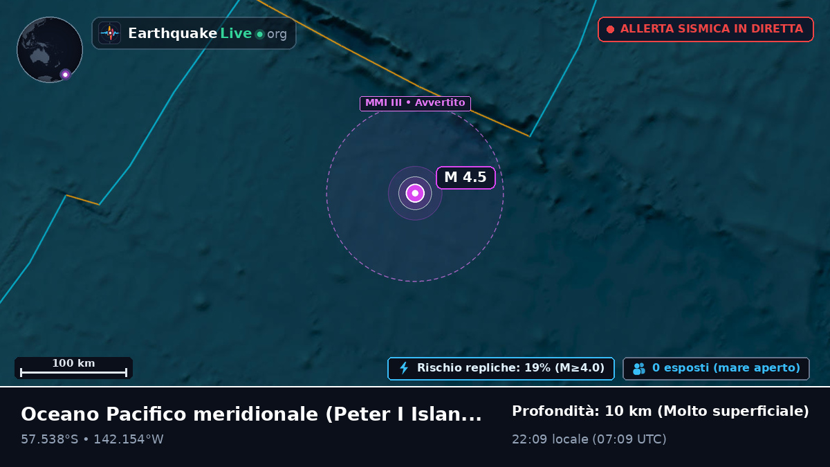 Oceano Pacifico meridionale (Antarctica)