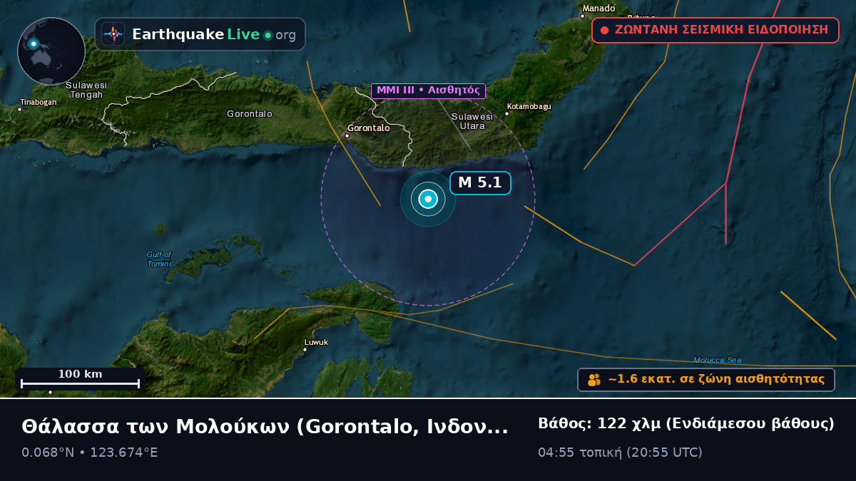 Θάλασσα των Μολούκων (Ινδονησία)