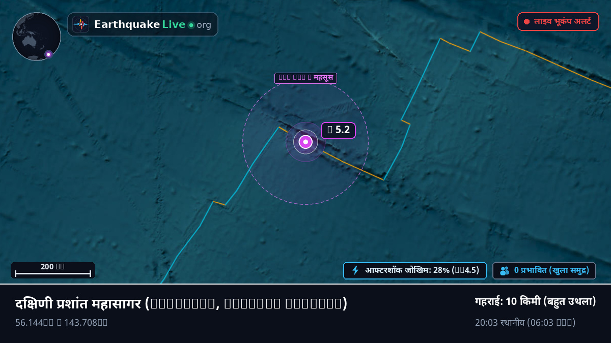 दक्षिणी प्रशांत महासागर (Chatham Islands)