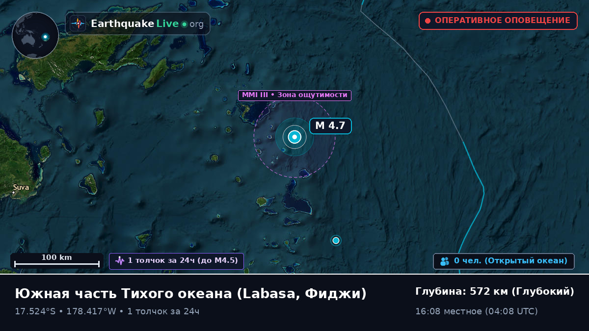 Южная часть Тихого океана (Фиджи)