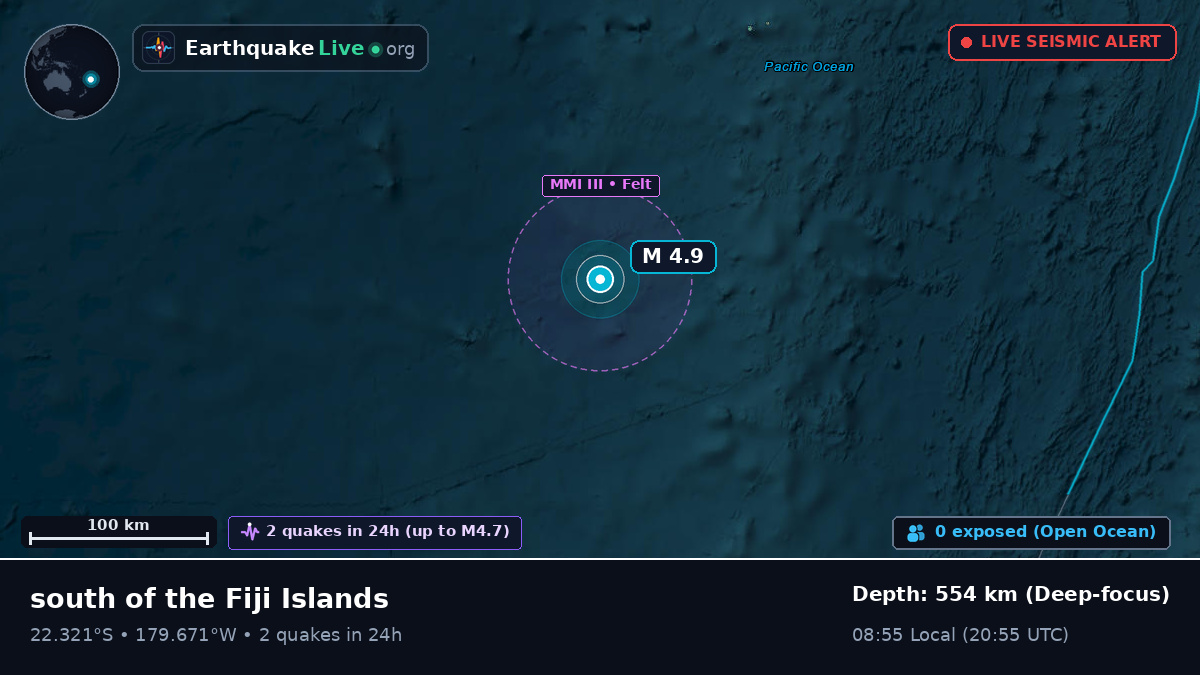 South Pacific Ocean (Tonga)