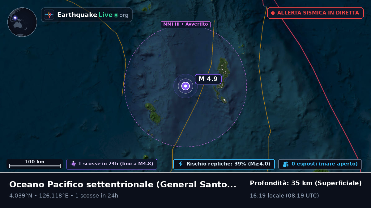 Oceano Pacifico settentrionale (Filippine)