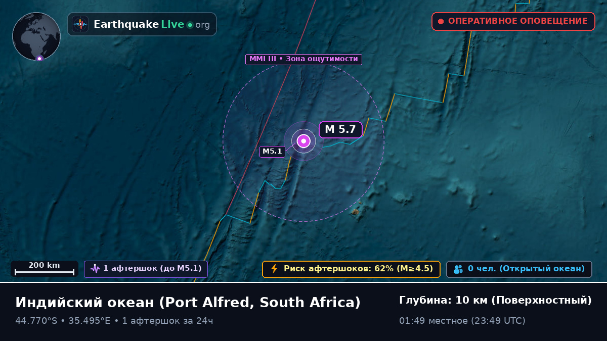 Индийский океан (South Africa)
