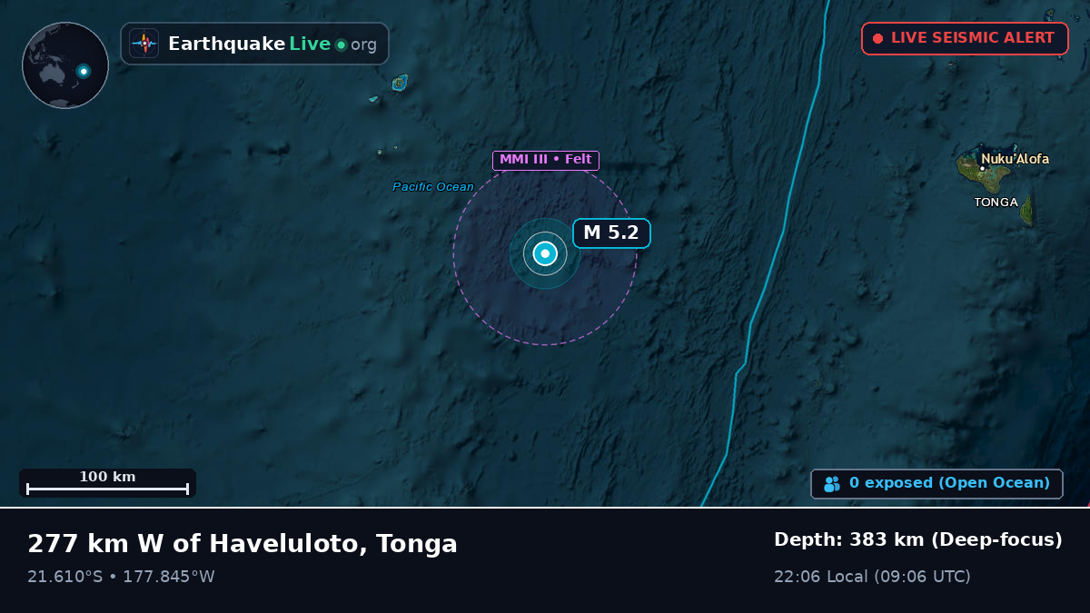 South Pacific Ocean (Tonga)