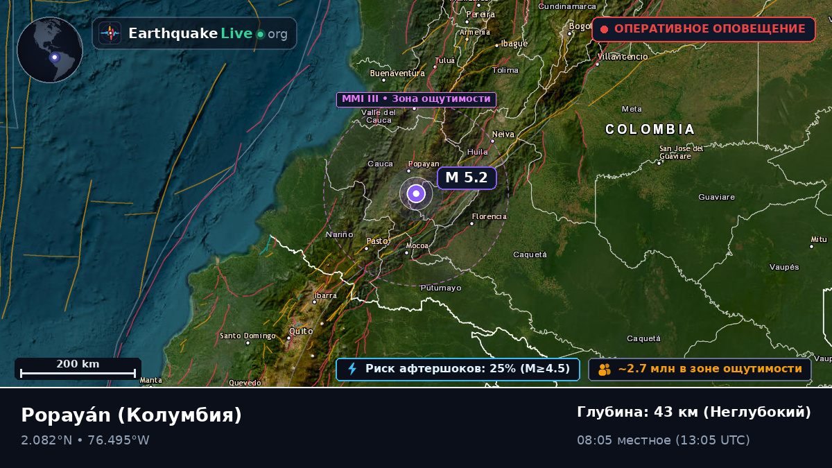Cauca, Колумбия