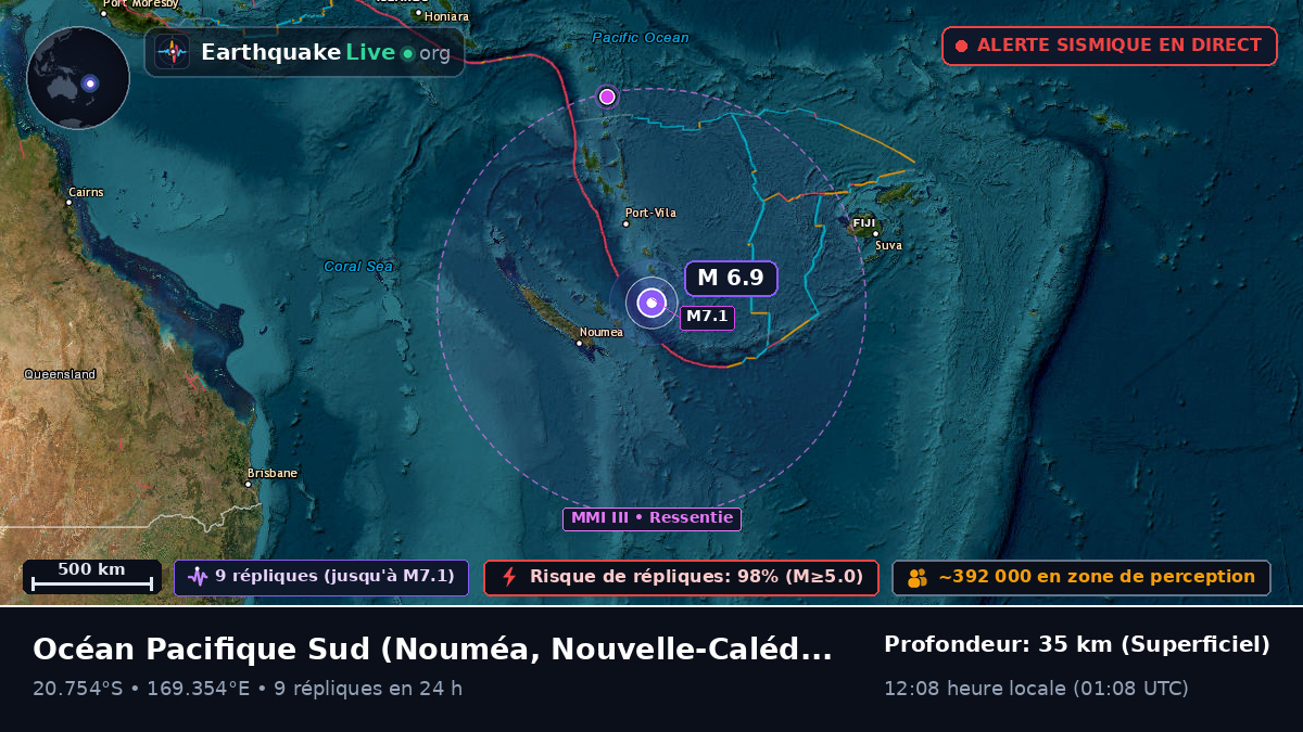 Océan Pacifique Sud (Nouvelle-Calédonie)