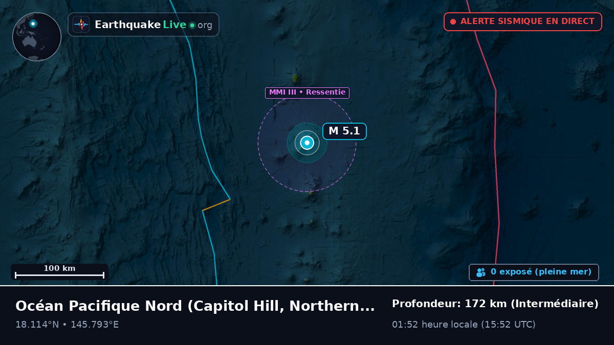 Océan Pacifique Nord (Northern Mariana Islands)
