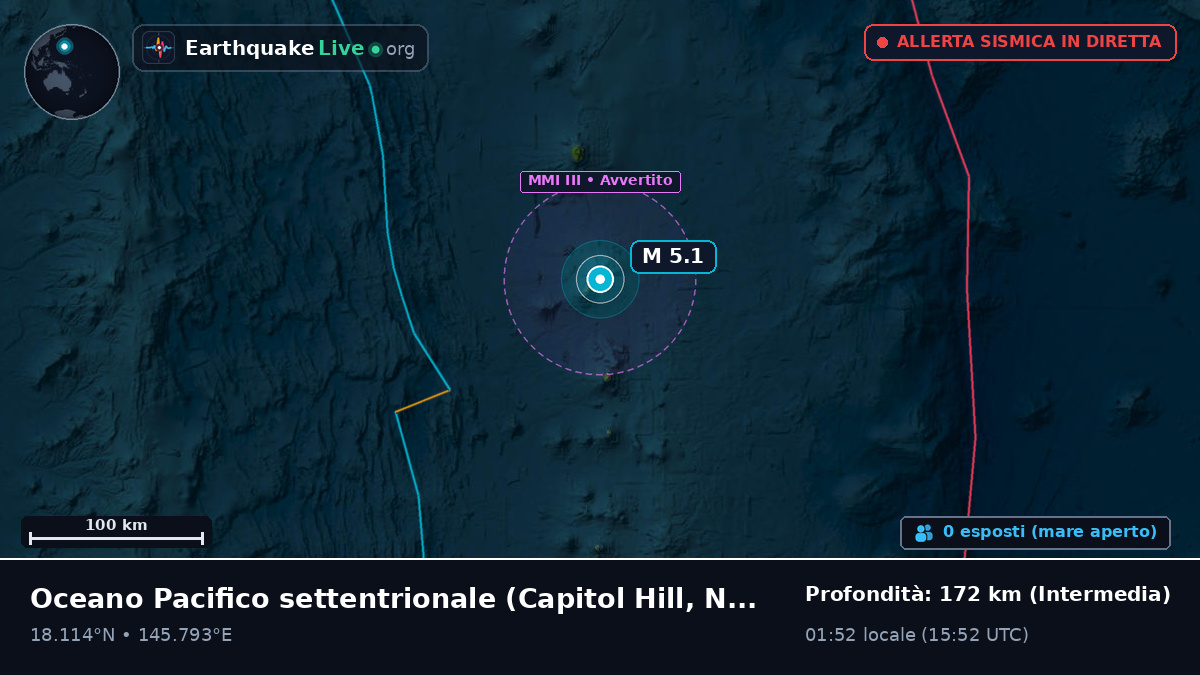 Oceano Pacifico settentrionale (Northern Mariana Islands)