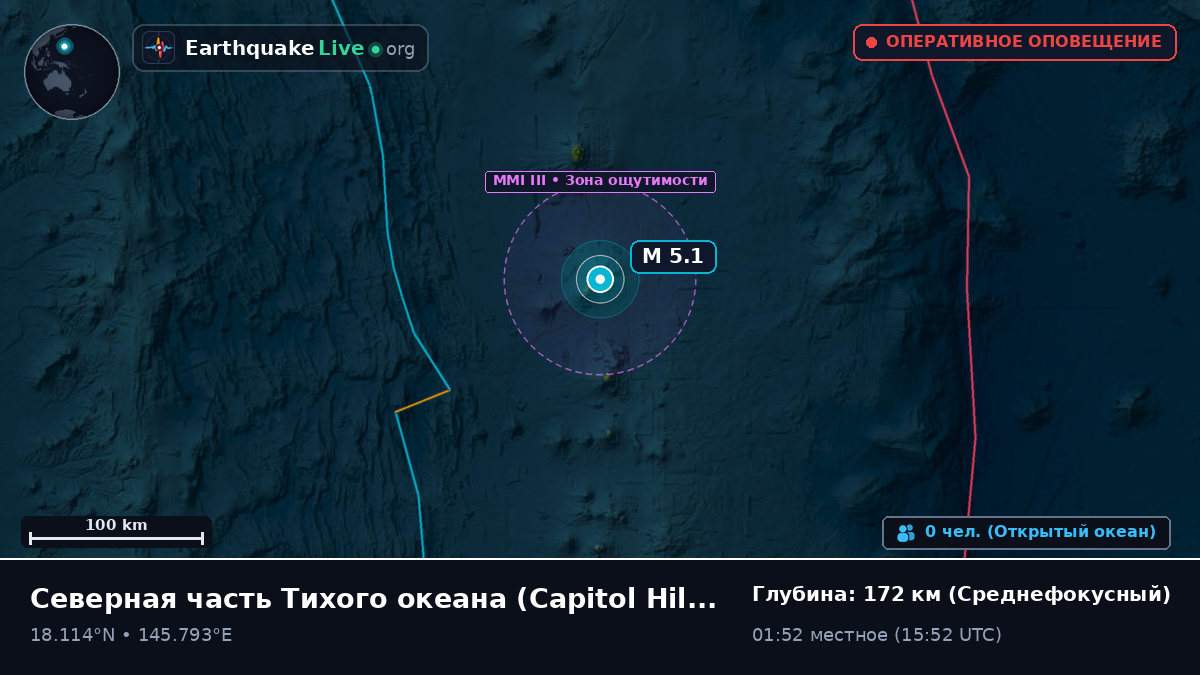 Северная часть Тихого океана (Northern Mariana Islands)
