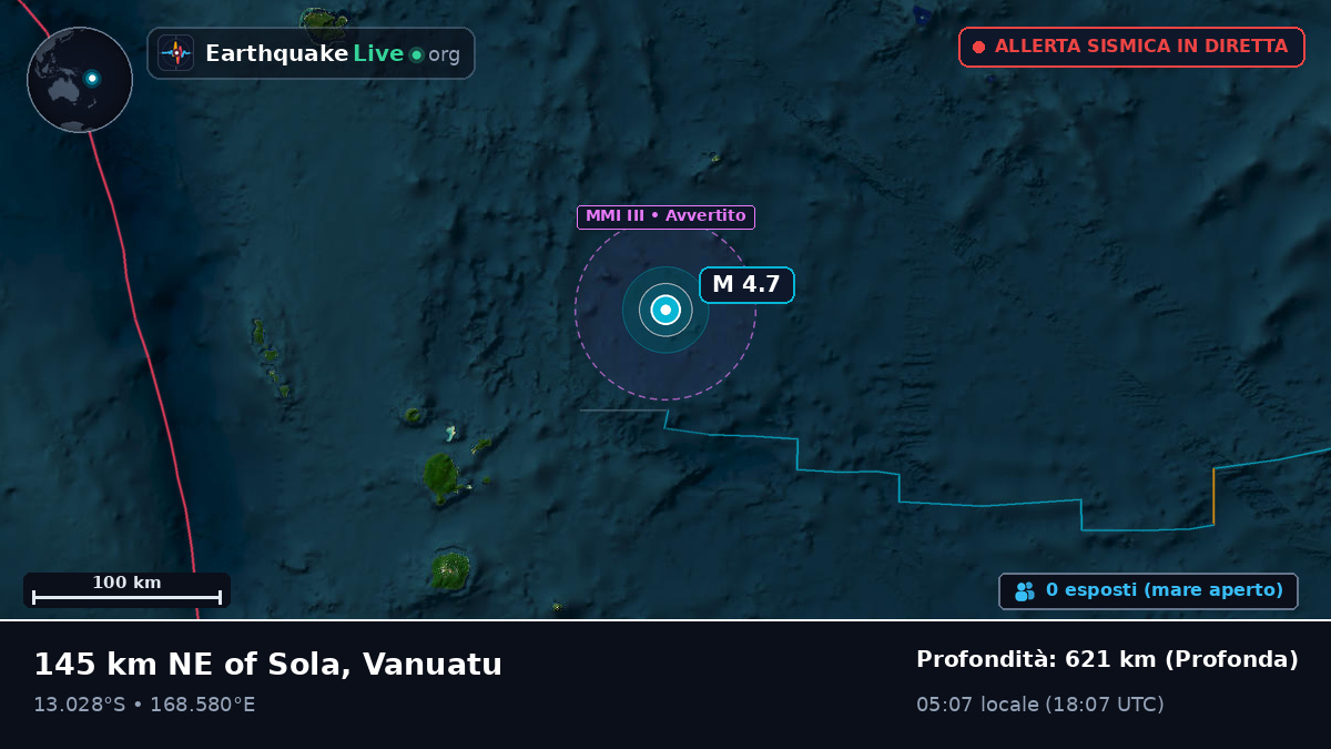 Oceano Pacifico meridionale (Vanuatu)