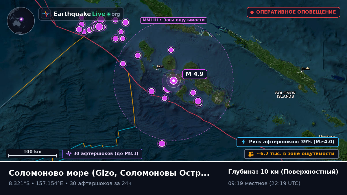 Соломоново море (Соломоновы Острова)
