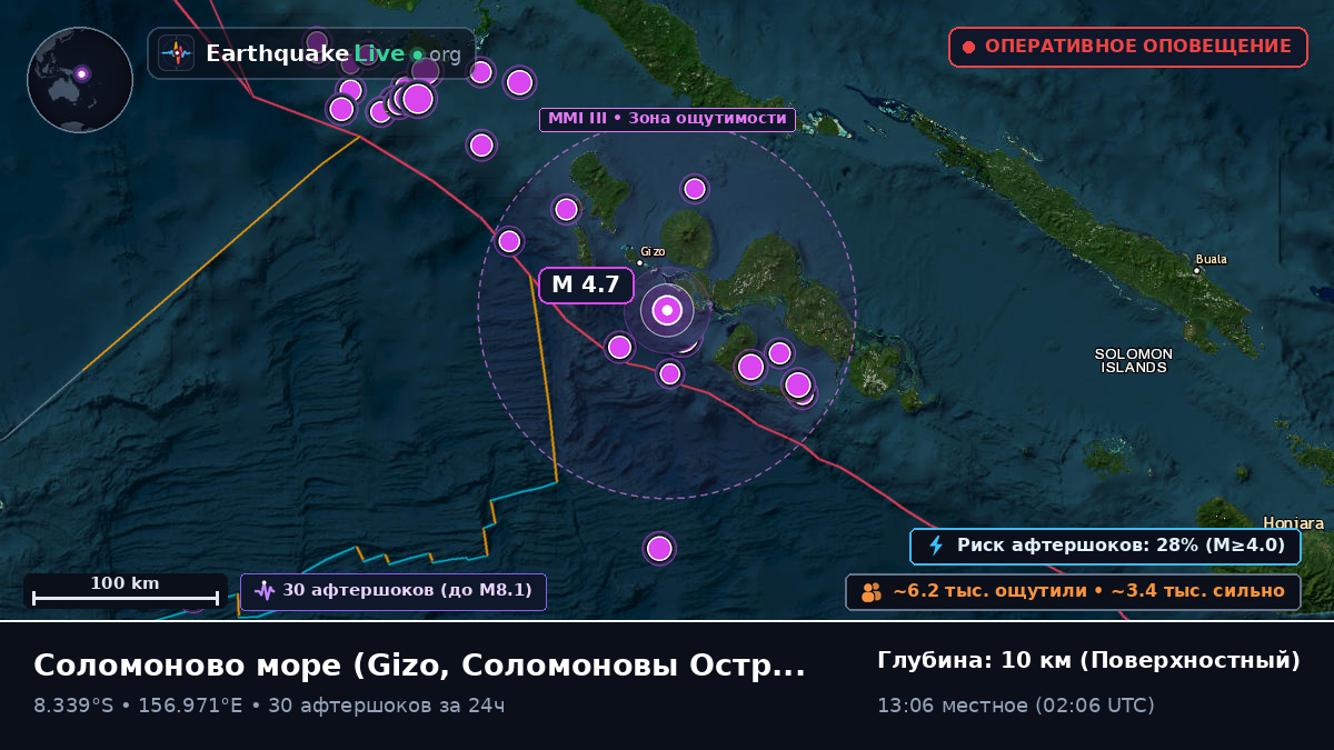 Соломоново море (Соломоновы Острова)