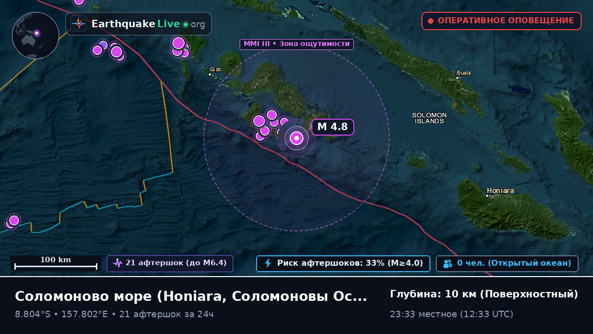Соломоново море (Соломоновы Острова)