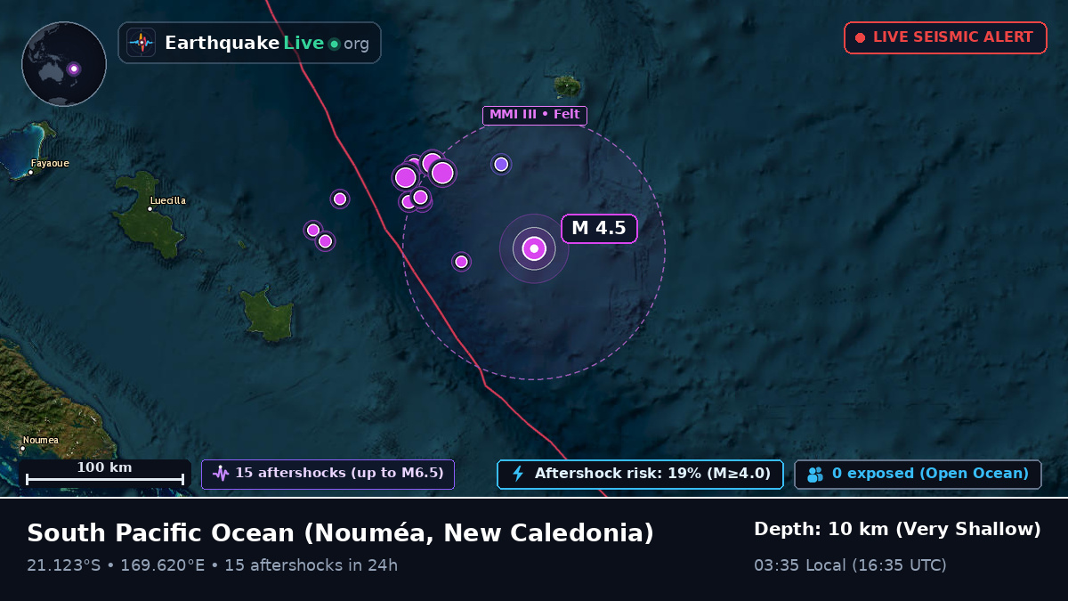 South Pacific Ocean (New Caledonia)