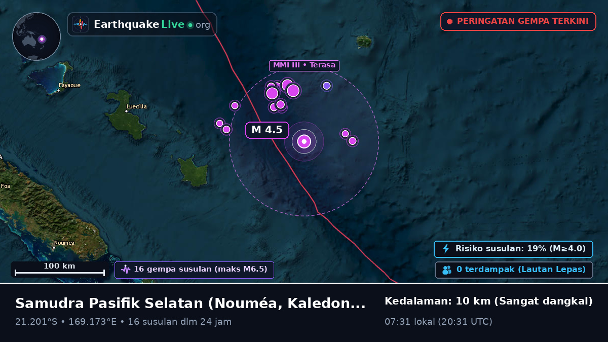 Samudra Pasifik Selatan (Kaledonia Baru)