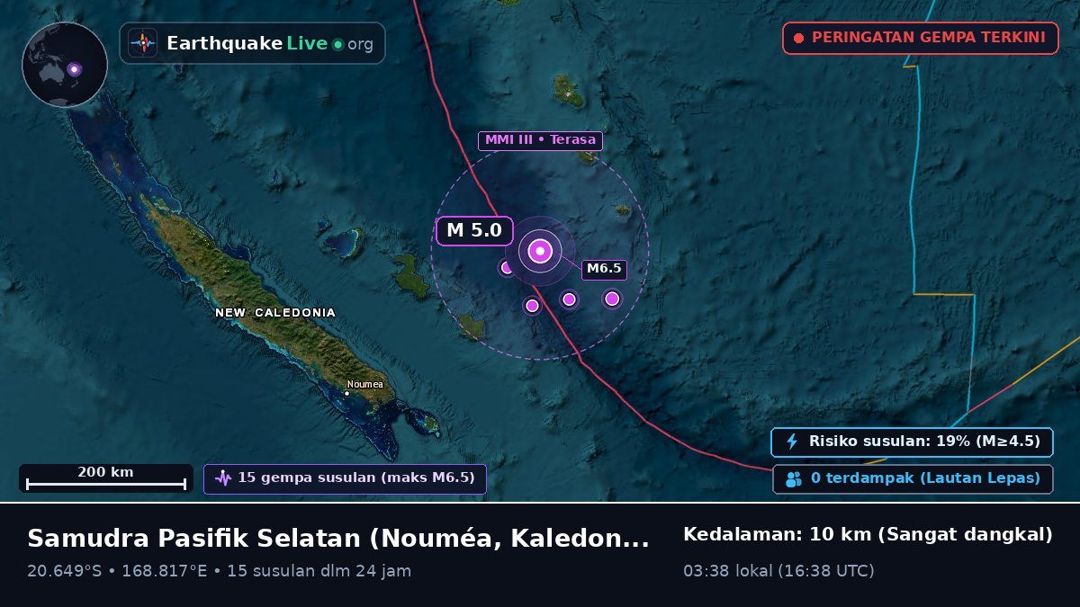 Samudra Pasifik Selatan (Kaledonia Baru)