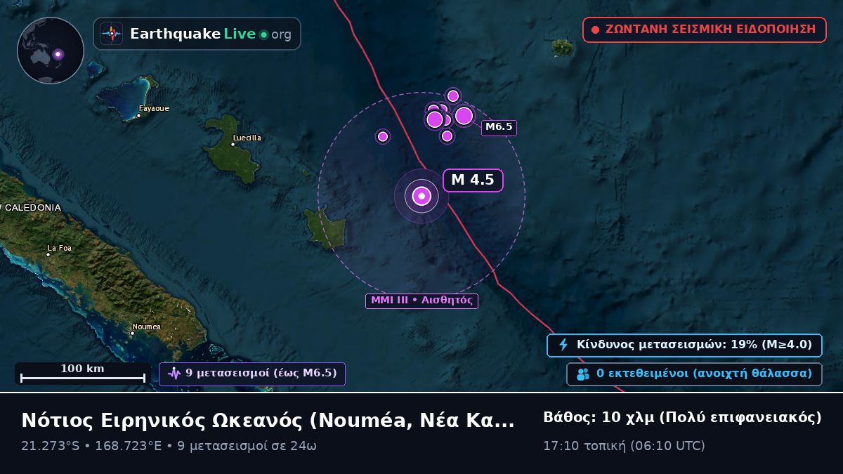 Νότιος Ειρηνικός Ωκεανός (Νέα Καληδονία)