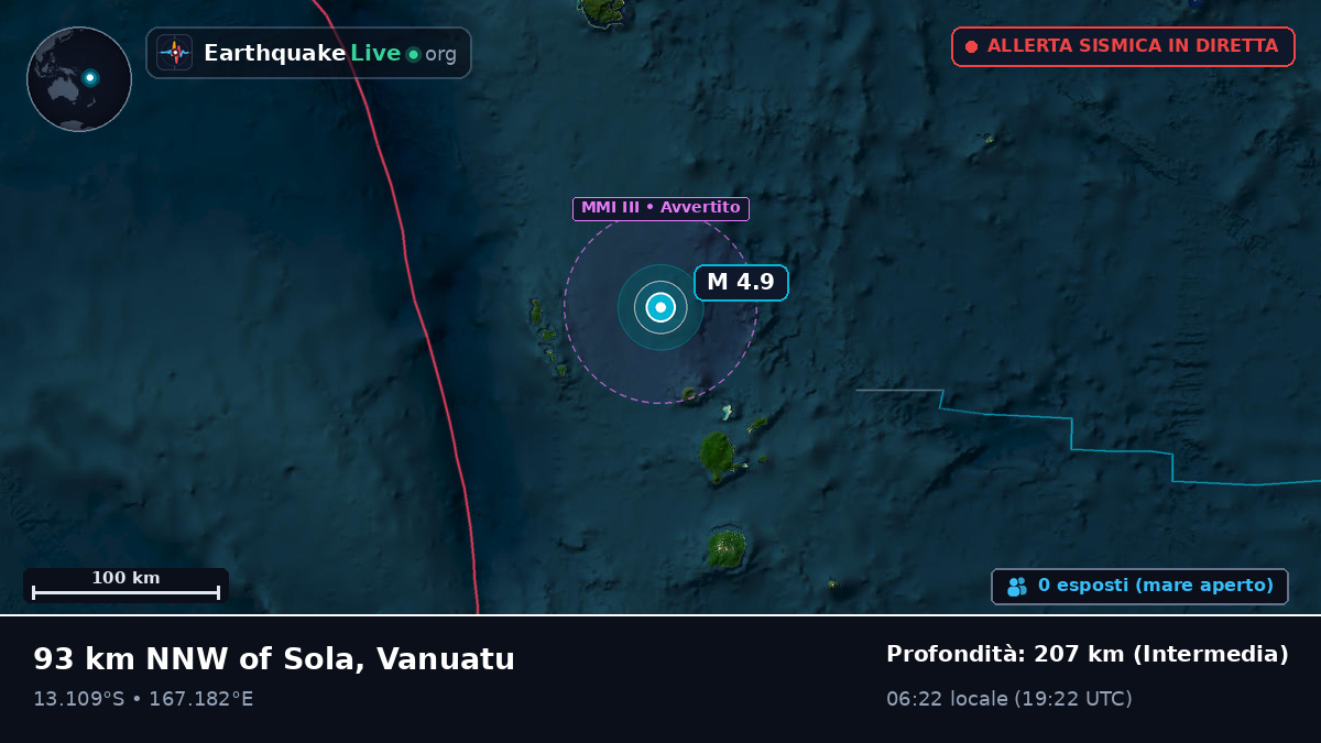 Oceano Pacifico meridionale (Vanuatu)