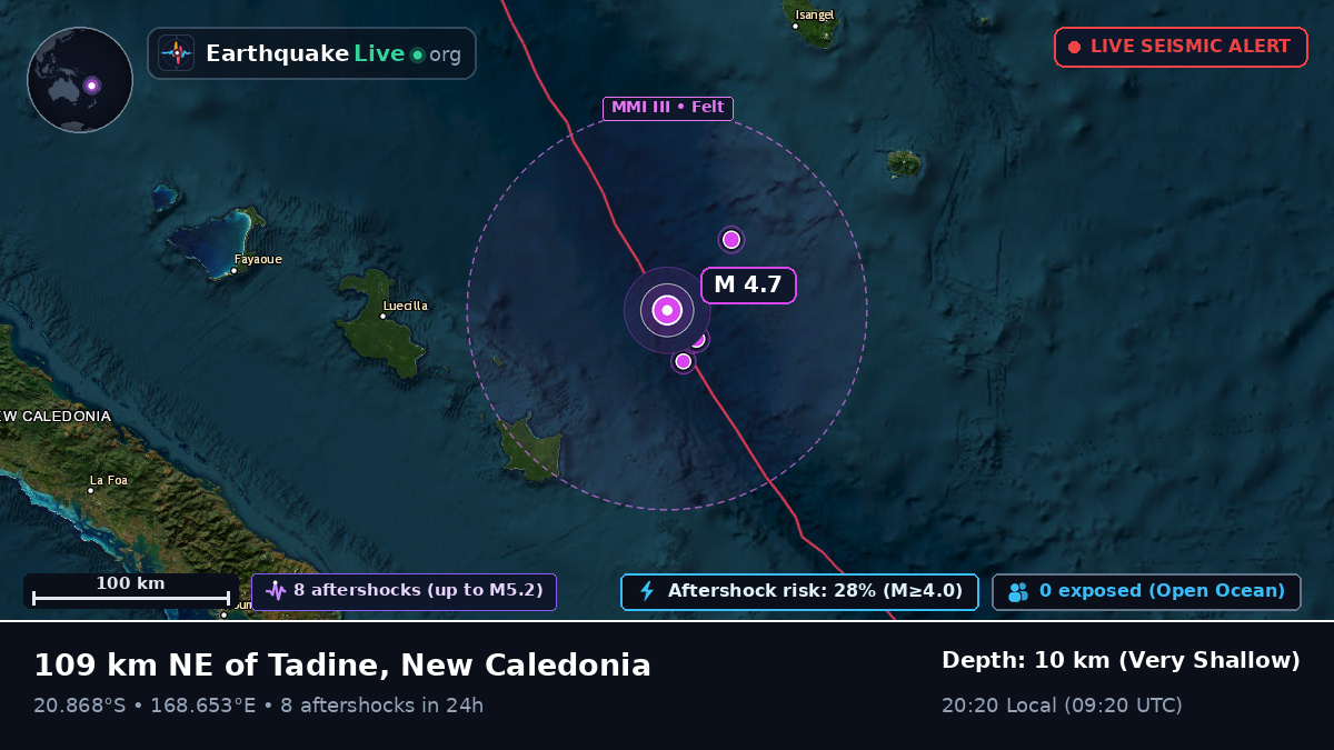 South Pacific Ocean (New Caledonia)