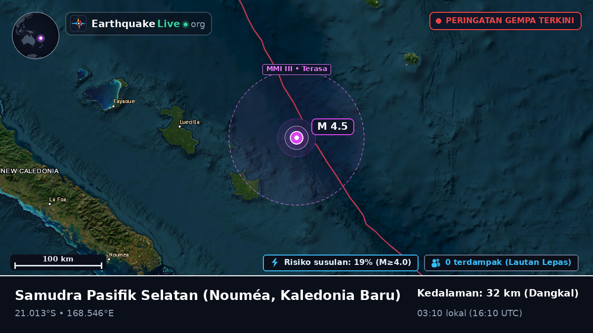 Samudra Pasifik Selatan (Kaledonia Baru)