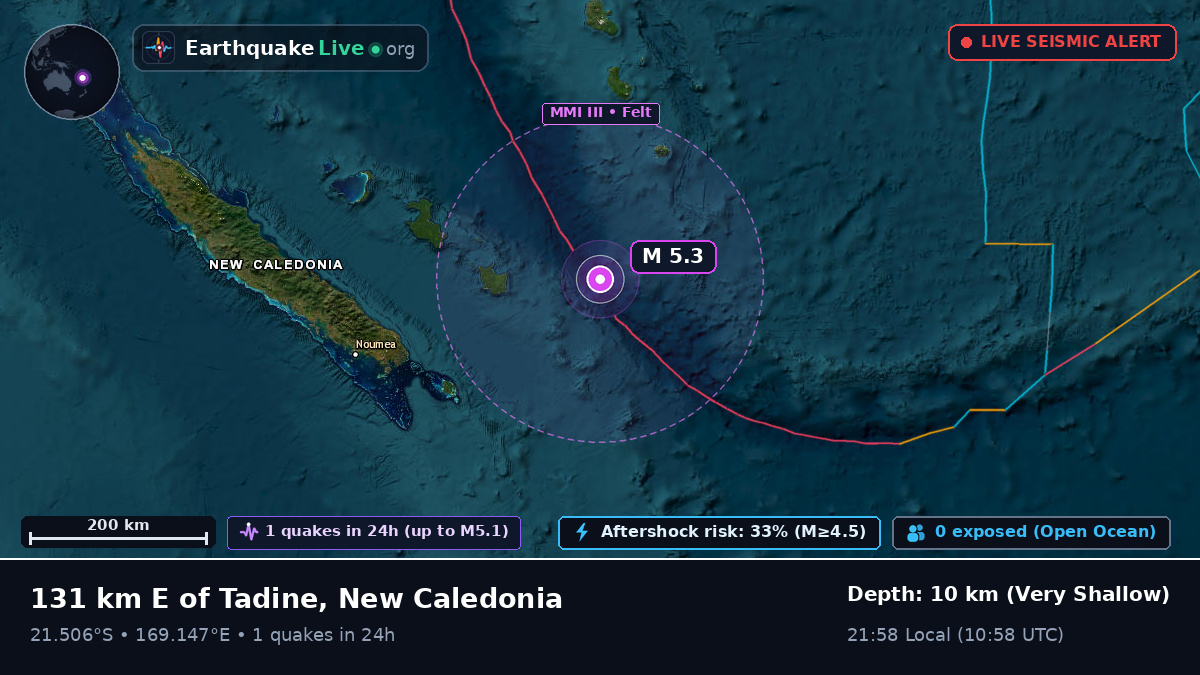 South Pacific Ocean (New Caledonia)
