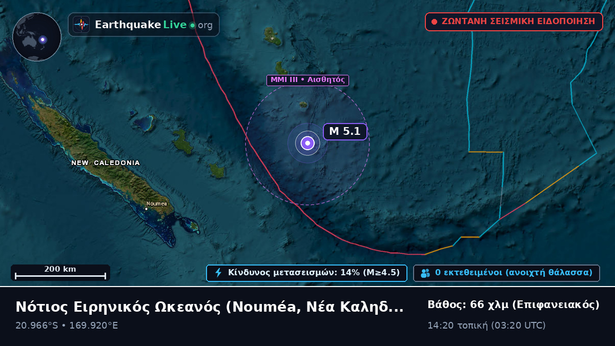Νότιος Ειρηνικός Ωκεανός (Νέα Καληδονία)