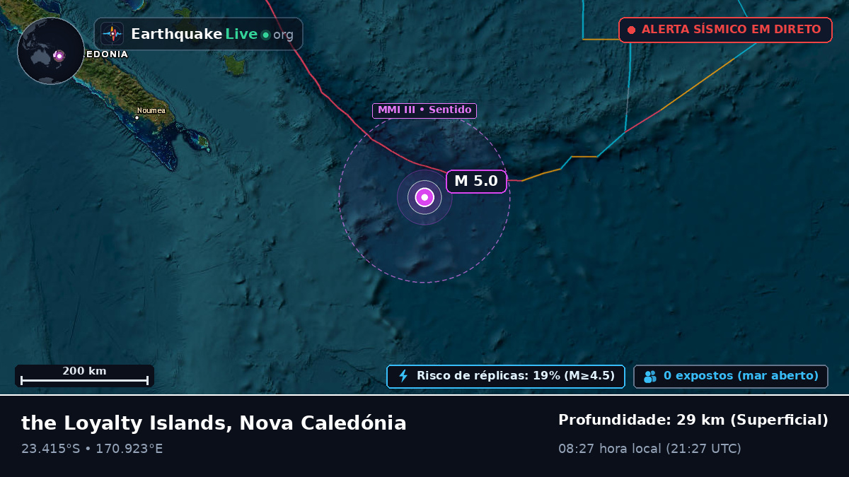 Oceano Pacífico Sul (Nova Caledónia)
