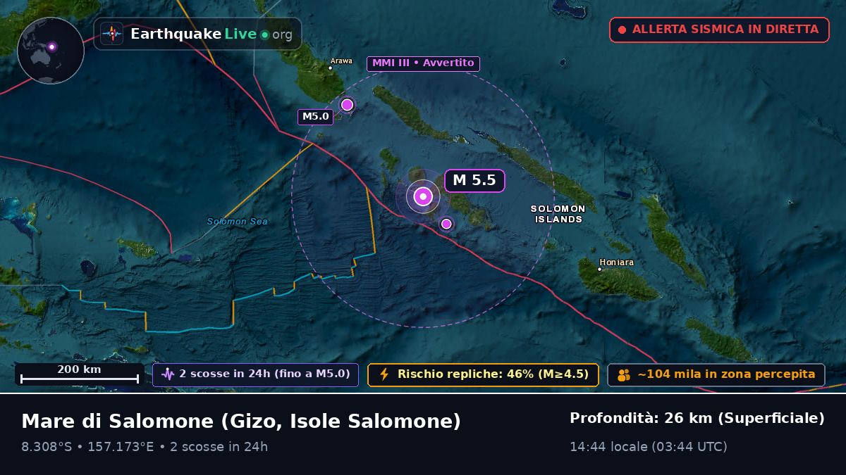 Mare di Salomone (Isole Salomone)