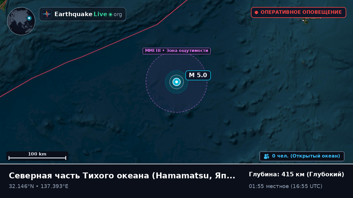Северная часть Тихого океана (Япония)