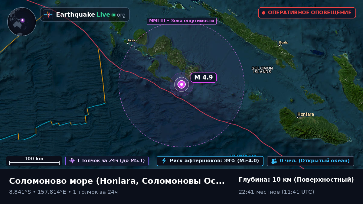 Соломоново море (Соломоновы Острова)