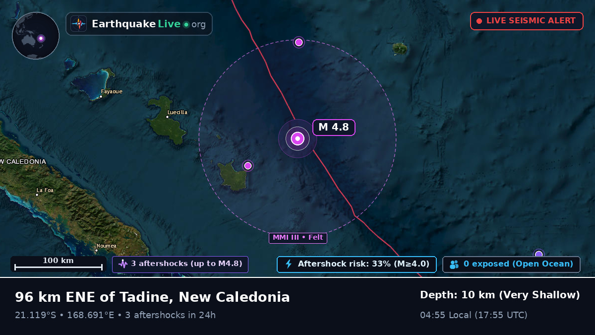 South Pacific Ocean (New Caledonia)