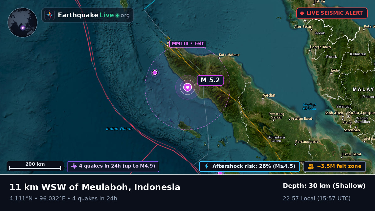 Off the coast of Banda Aceh, Indonesia