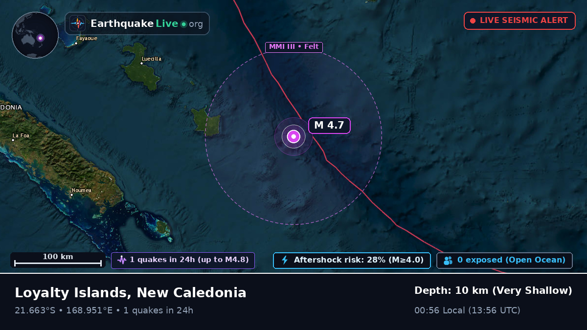 South Pacific Ocean (New Caledonia)