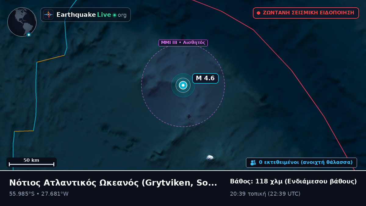 Νότιος Ατλαντικός Ωκεανός (South Georgia and the Islands)