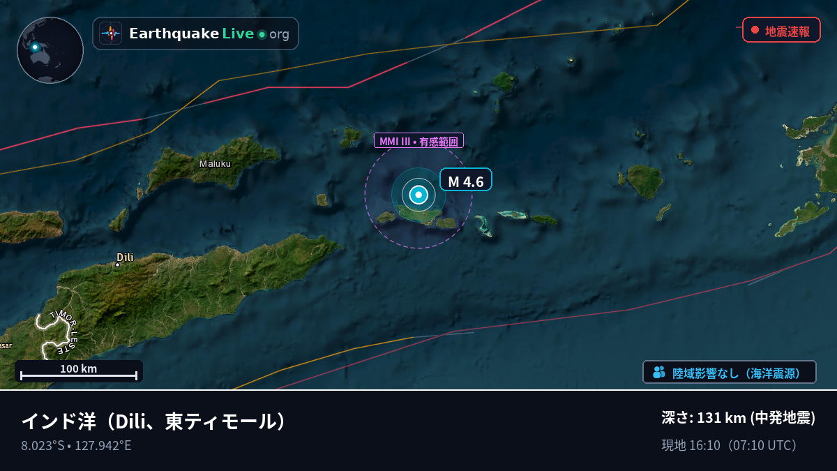 インド洋 (東ティモール)