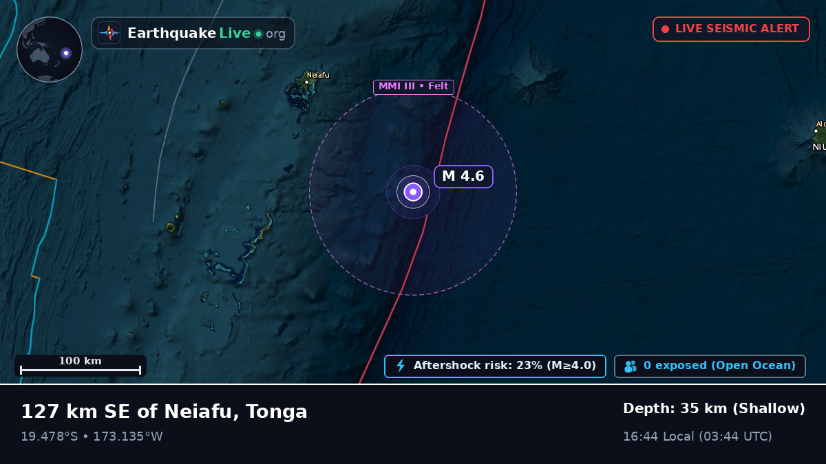 Off the coast of Neiafu, Tonga