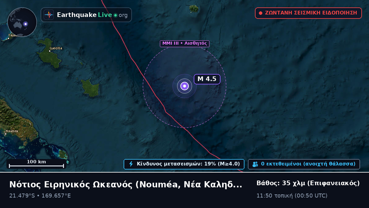 Νότιος Ειρηνικός Ωκεανός (Νέα Καληδονία)