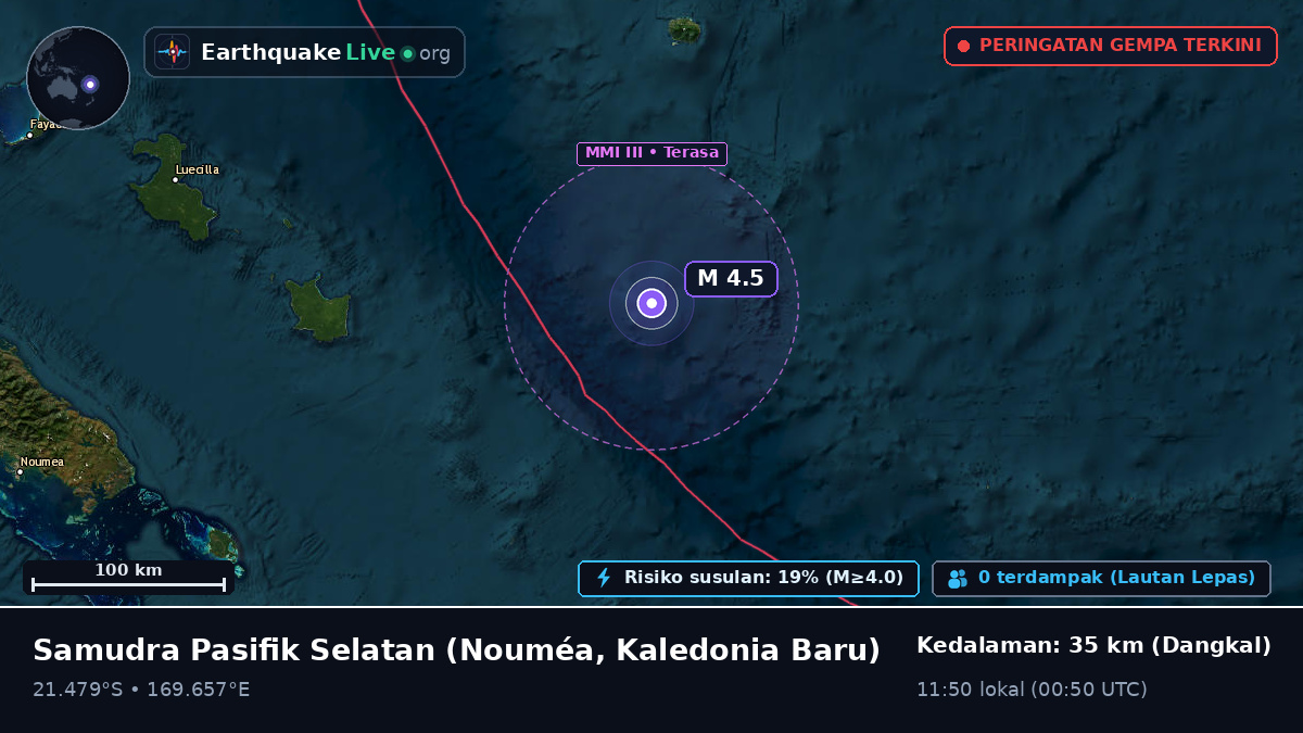 Samudra Pasifik Selatan (Kaledonia Baru)