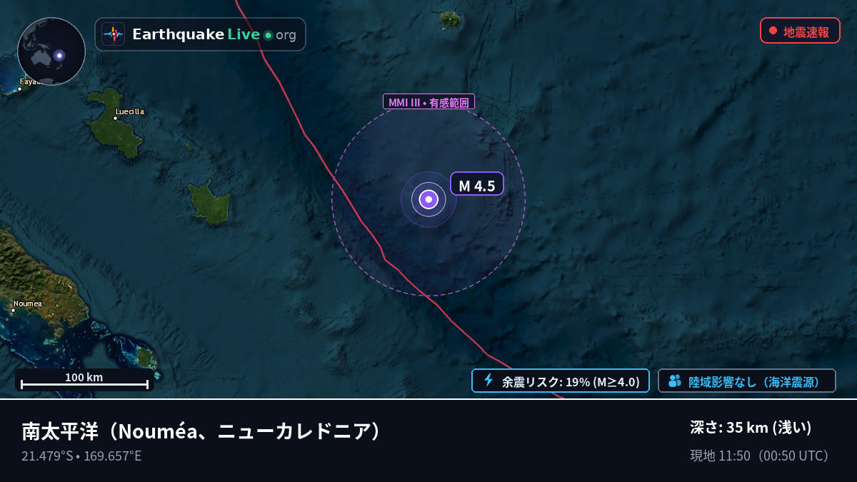 南太平洋 (ニューカレドニア)
