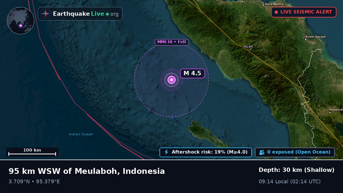 Off the coast of Banda Aceh, Indonesia