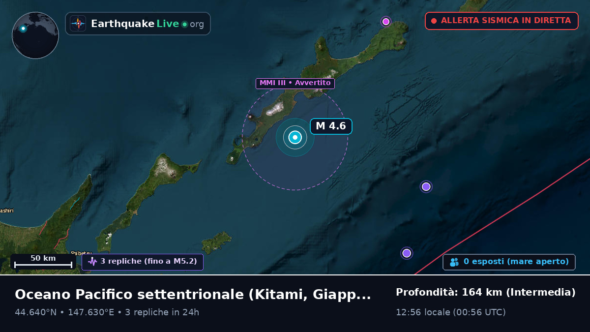 Oceano Pacifico settentrionale (Giappone)