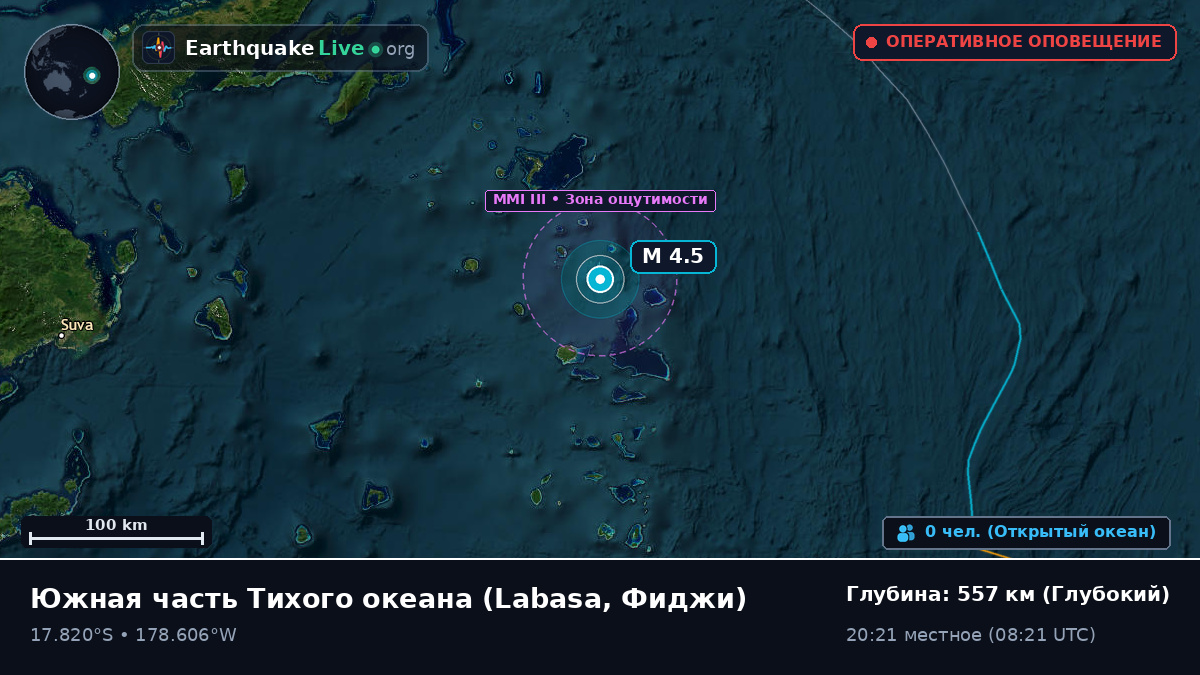 Южная часть Тихого океана (Фиджи)